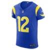 Puka Nacua Los Angeles Rams Nike Team Vapor F.U.S.E. Elite Jersey - - Side View