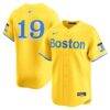 Roman Anthony Boston Red Sox Nike City Connect Limited Jersey - Gold - Front View
