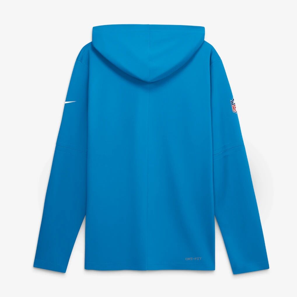 Carolina Panthers Nike Sideline Game On Lightweight Long Sleeve Hooded Dri-FIT Top