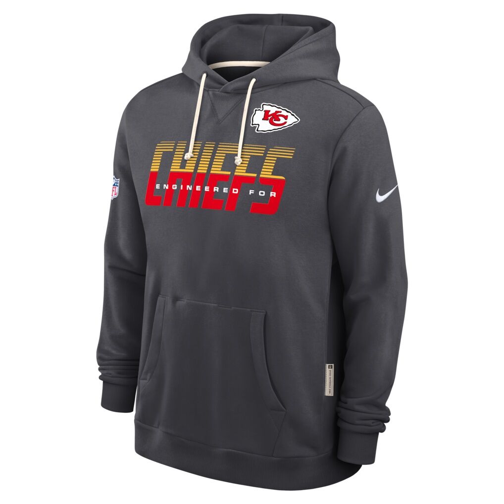 Kansas City Chiefs Nike Sideline Standard Issue Top Prospect Dri-FIT Hoodie