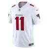 Jalon Walker Atlanta Falcons Nike Vapor F.U.S.E. Stitched Limited Jersey - White - Side View