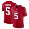 Drake London Atlanta Falcons Nike Team Vapor F.U.S.E. Stitched Limited Jersey - Red - Front View
