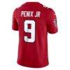 Michael Penix Jr. Atlanta Falcons Nike Team Vapor F.U.S.E. Stitched Limited Jersey - Red - Detail View