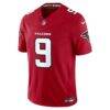 Michael Penix Jr. Atlanta Falcons Nike Team Vapor F.U.S.E. Stitched Limited Jersey - Red - Side View