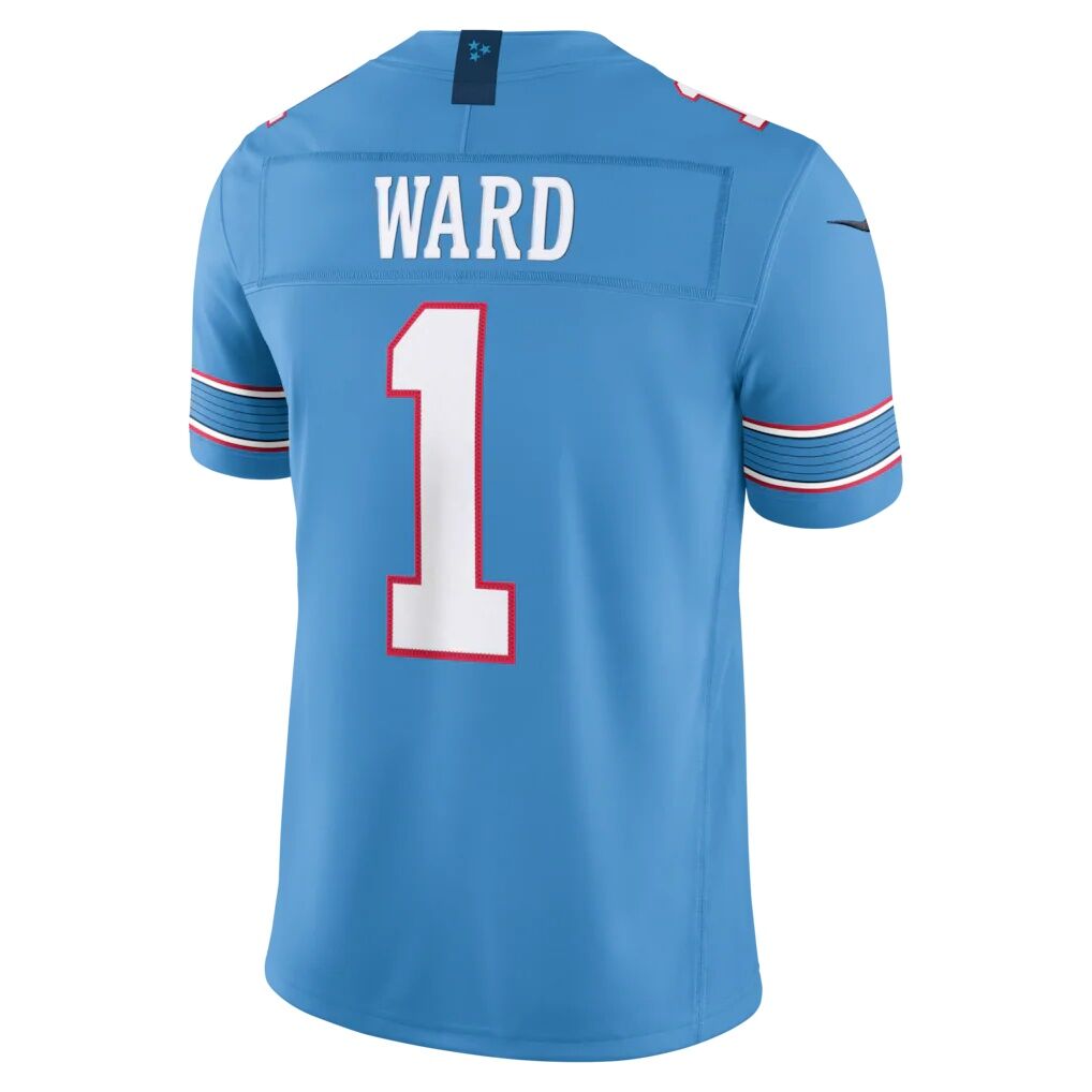 Cameron Ward Tennessee Titans Nike Team Vapor F.U.S.E. Stitched Limited Jersey - Light Blue