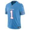 Cameron Ward Tennessee Titans Nike Team Vapor F.U.S.E. Stitched Limited Jersey - Light Blue - Side View