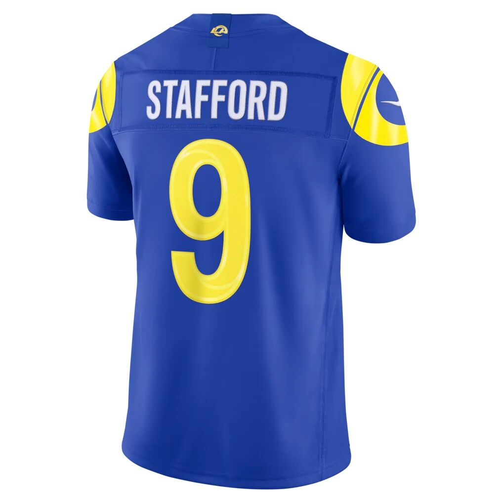 Matthew Stafford Los Angeles Rams Nike Team Vapor F.U.S.E. Stitched Limited Jersey - Royal