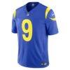 Matthew Stafford Los Angeles Rams Nike Team Vapor F.U.S.E. Stitched Limited Jersey - Royal - Side View