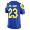 Kyren Williams Los Angeles Rams Nike Team Vapor F.U.S.E. Stitched Limited Jersey - Royal - Alt2