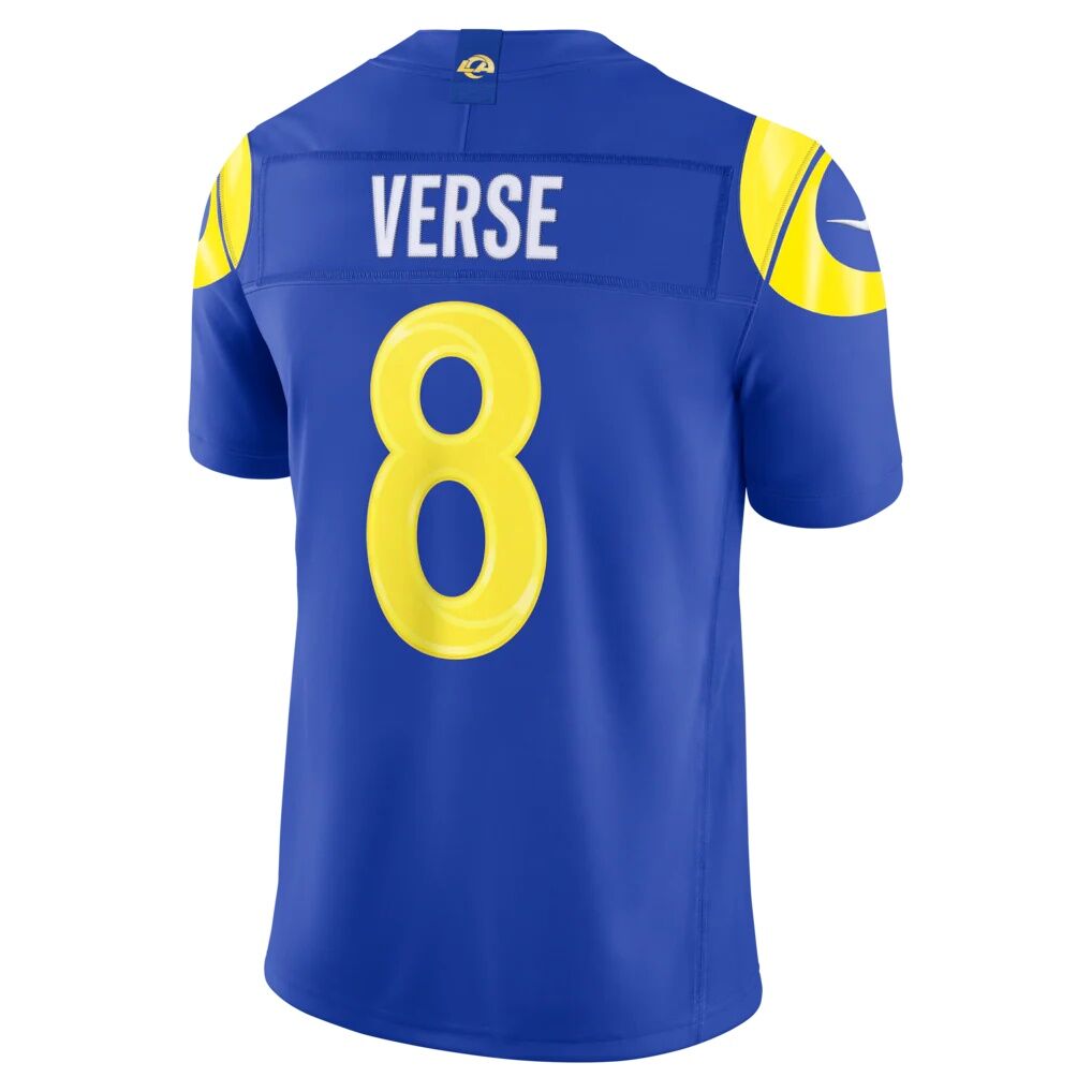 Jared Verse Los Angeles Rams Nike Team Vapor F.U.S.E. Stitched Limited Jersey - Royal