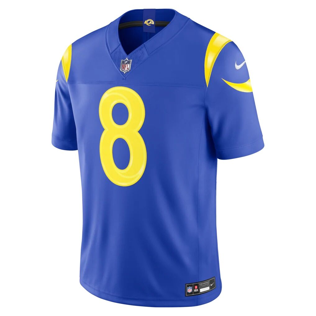 Jared Verse Los Angeles Rams Nike Team Vapor F.U.S.E. Stitched Limited Jersey - Royal