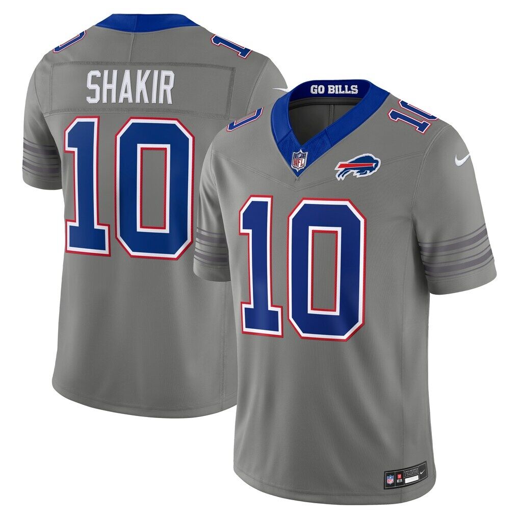 Khalil Shakir Buffalo Bills Nike Nickel City Vapor F.U.S.E. Stitched Limited Jersey
