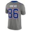 Dalton Kincaid Buffalo Bills Nike Nickel City Vapor F.U.S.E. Stitched Limited Jersey - Gray - Detail View