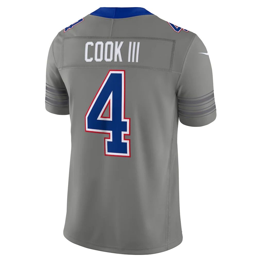 James Cook III Buffalo Bills Nike Nickel City Vapor F.U.S.E. Stitched Limited Jersey