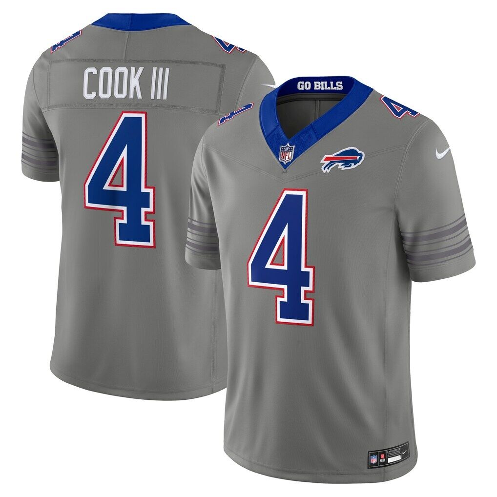 James Cook III Buffalo Bills Nike Nickel City Vapor F.U.S.E. Stitched Limited Jersey