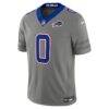Keon Coleman Buffalo Bills Nike Nickel City Vapor F.U.S.E. Stitched Limited Jersey - Gray - Side View