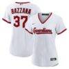 Travis Bazzana Cleveland Guardians Nike Women's Home Replica Jersey - White - Front View