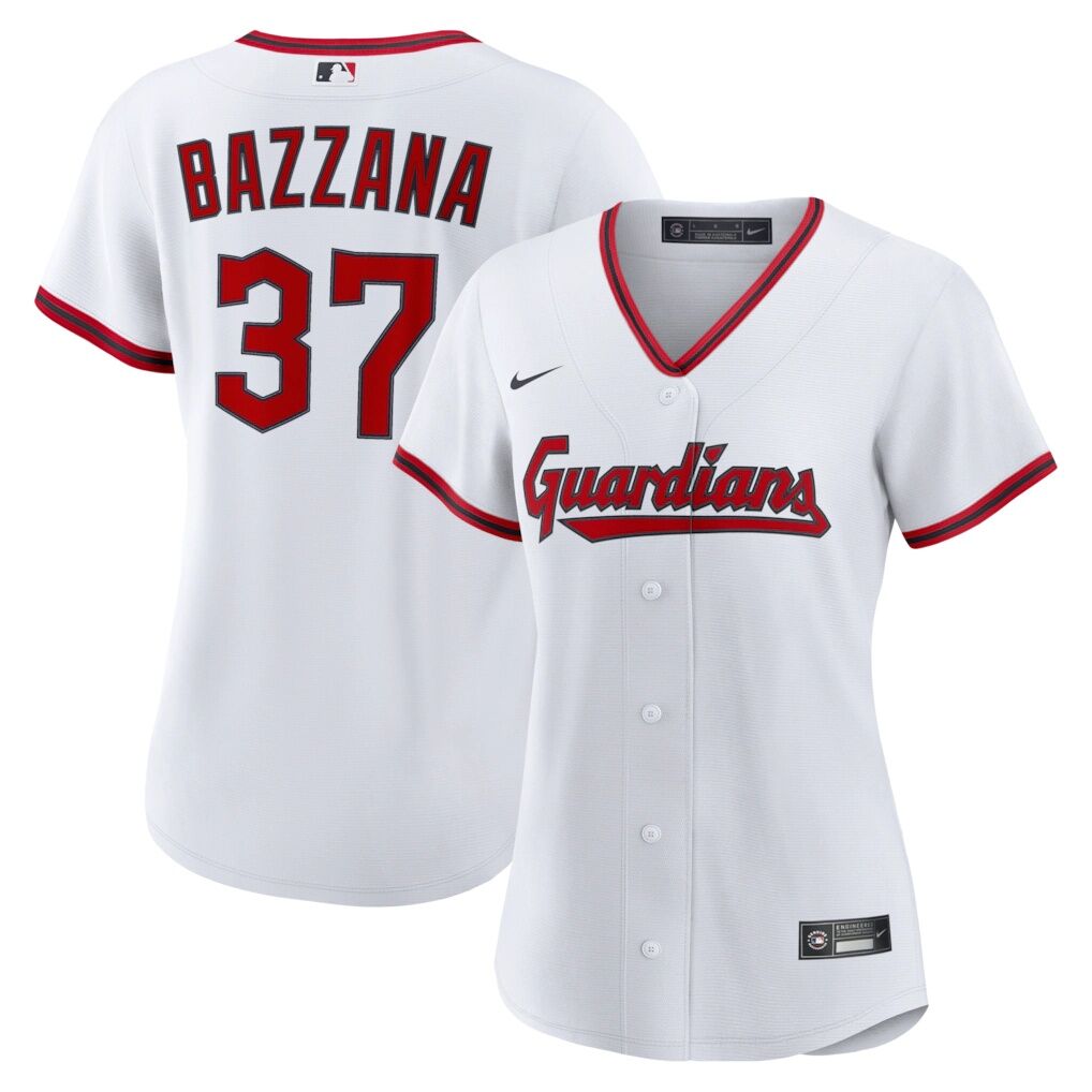Travis Bazzana Cleveland Guardians Nike Women's Home Replica Jersey