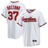 Travis Bazzana Cleveland Guardians Nike Home Replica Jersey - White - Front View