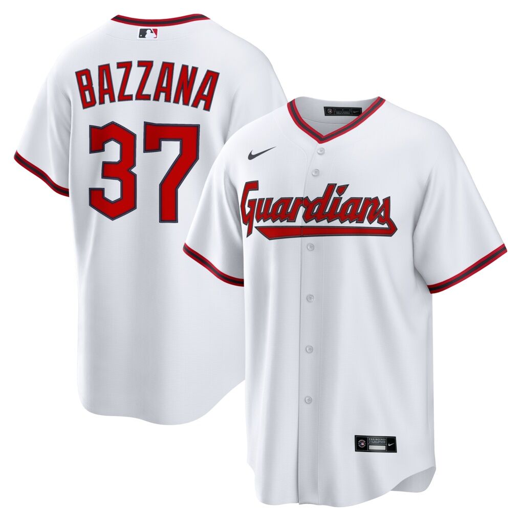 Travis Bazzana Cleveland Guardians Nike Home Replica Jersey