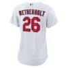 JJ Wetherholt St. Louis Cardinals Nike Women's Home Replica Jersey - White - Detail View