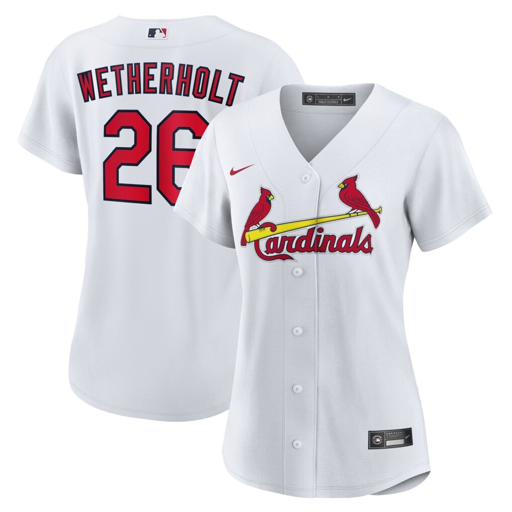 JJ Wetherholt St. Louis Cardinals Nike Women's Home Replica Jersey