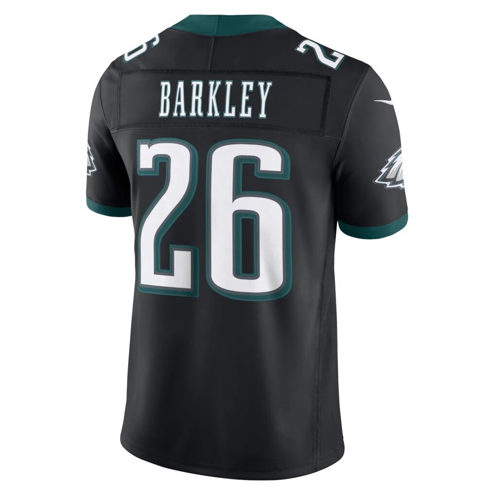 Saquon Barkley Philadelphia Eagles Nike Alternate Vapor F.U.S.E. Stitched Limited Jersey