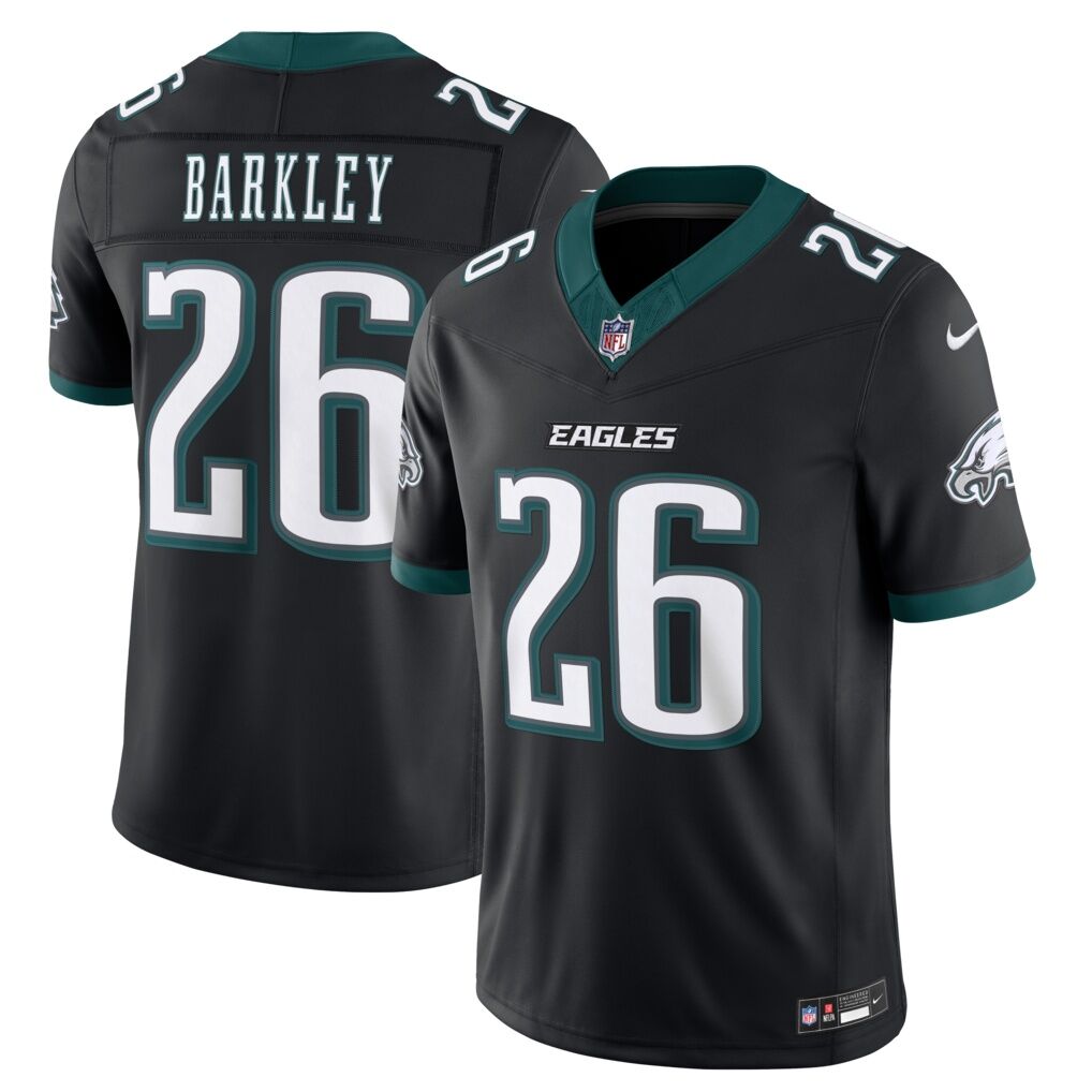 Saquon Barkley Philadelphia Eagles Nike Alternate Vapor F.U.S.E. Stitched Limited Jersey