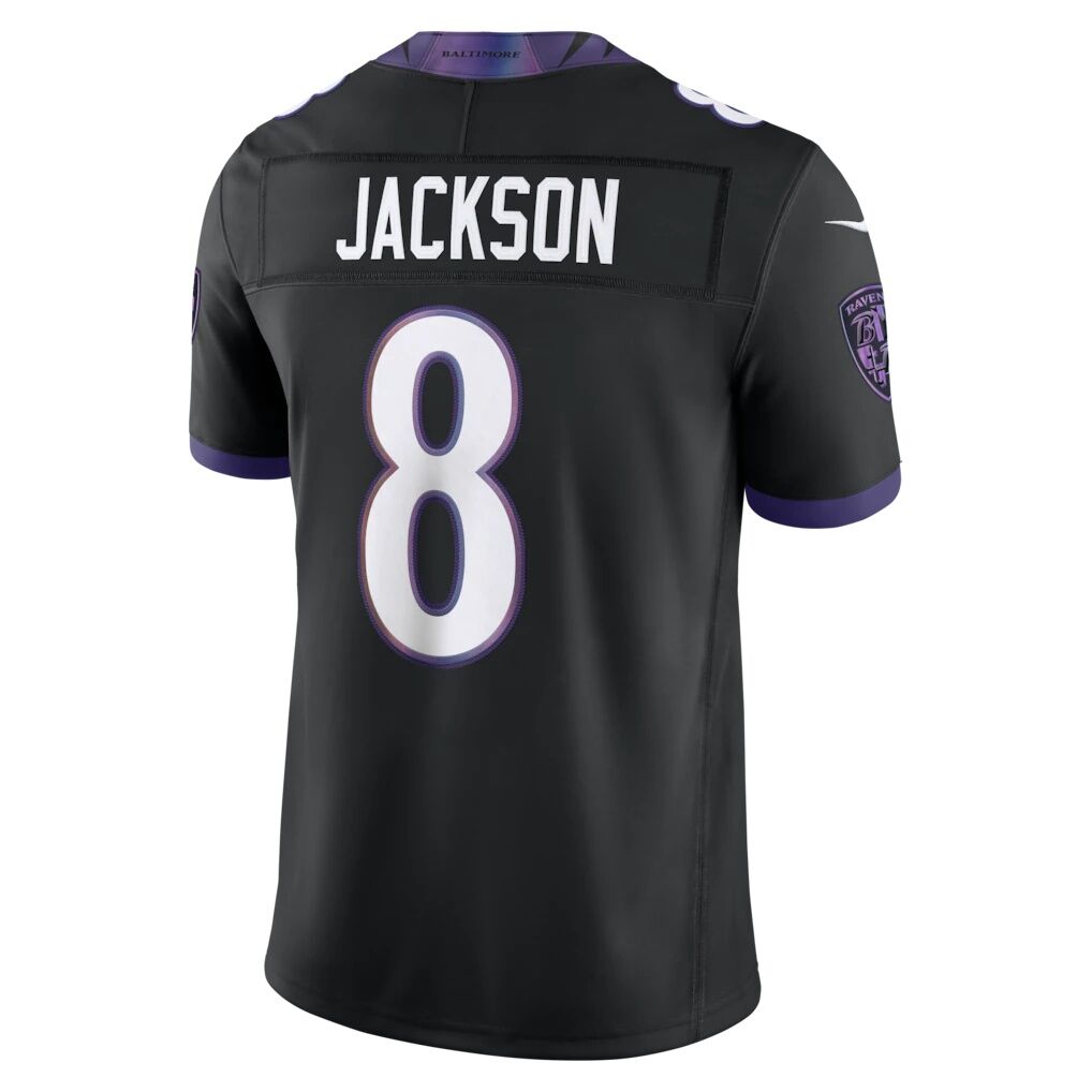 Lamar Jackson Baltimore Ravens Nike Alternate Alternate Vapor F.U.S.E. Stitched Limited Jersey