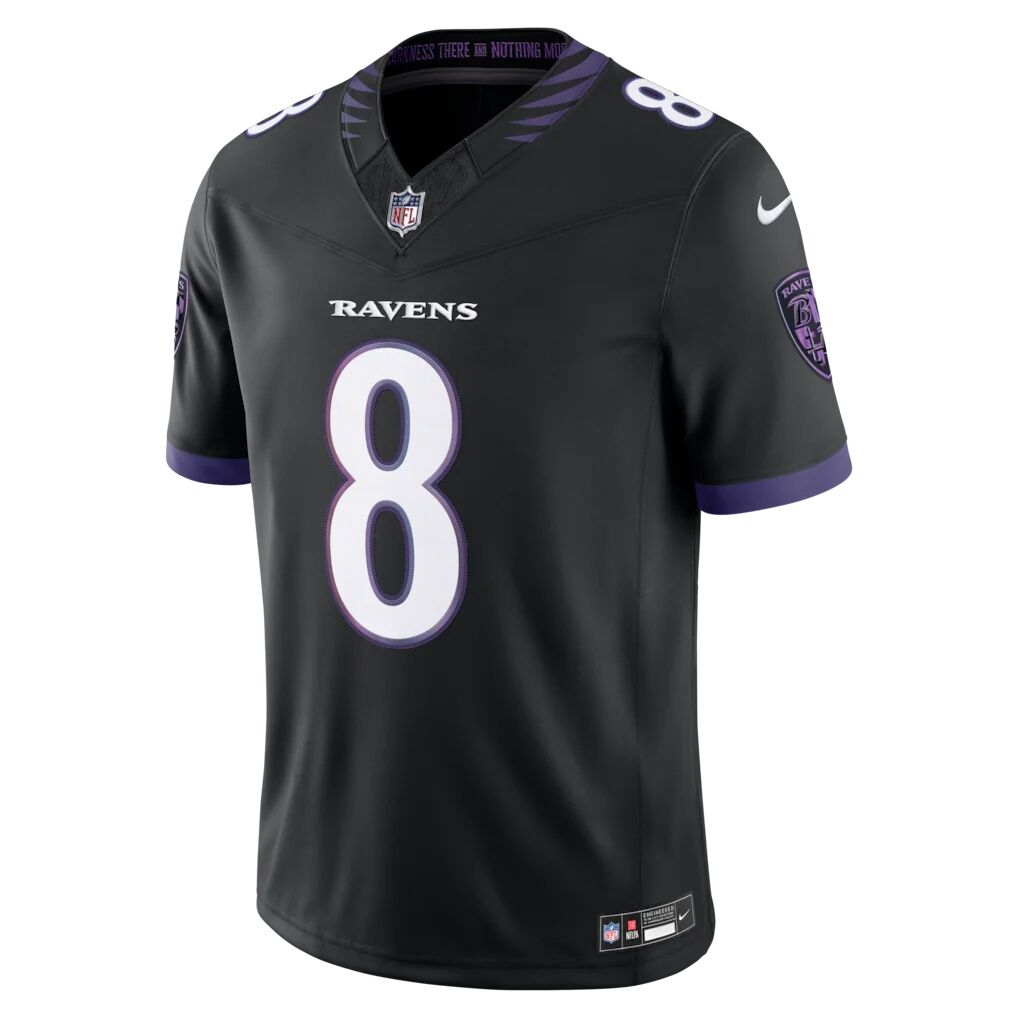 Lamar Jackson Baltimore Ravens Nike Alternate Alternate Vapor F.U.S.E. Stitched Limited Jersey