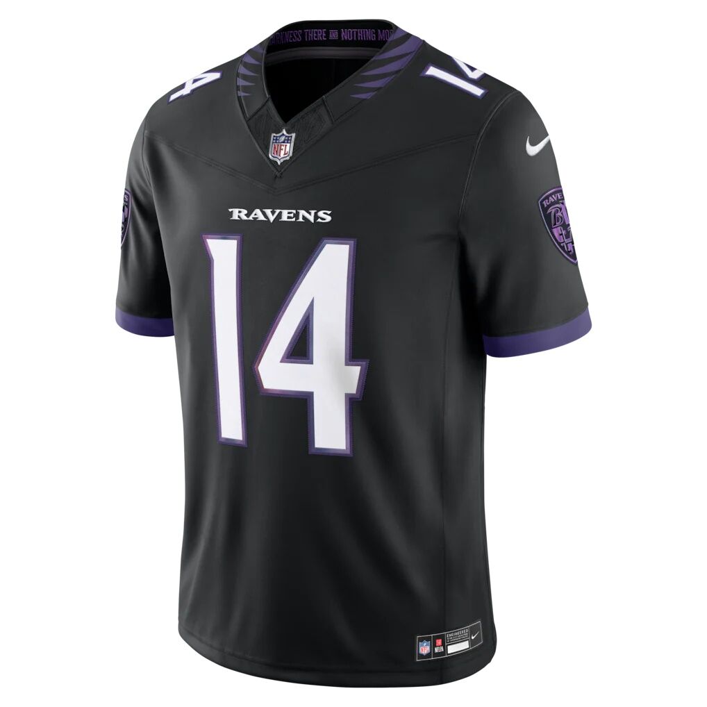 Kyle Hamilton Baltimore Ravens Nike Alternate Vapor F.U.S.E. Stitched Limited Jersey