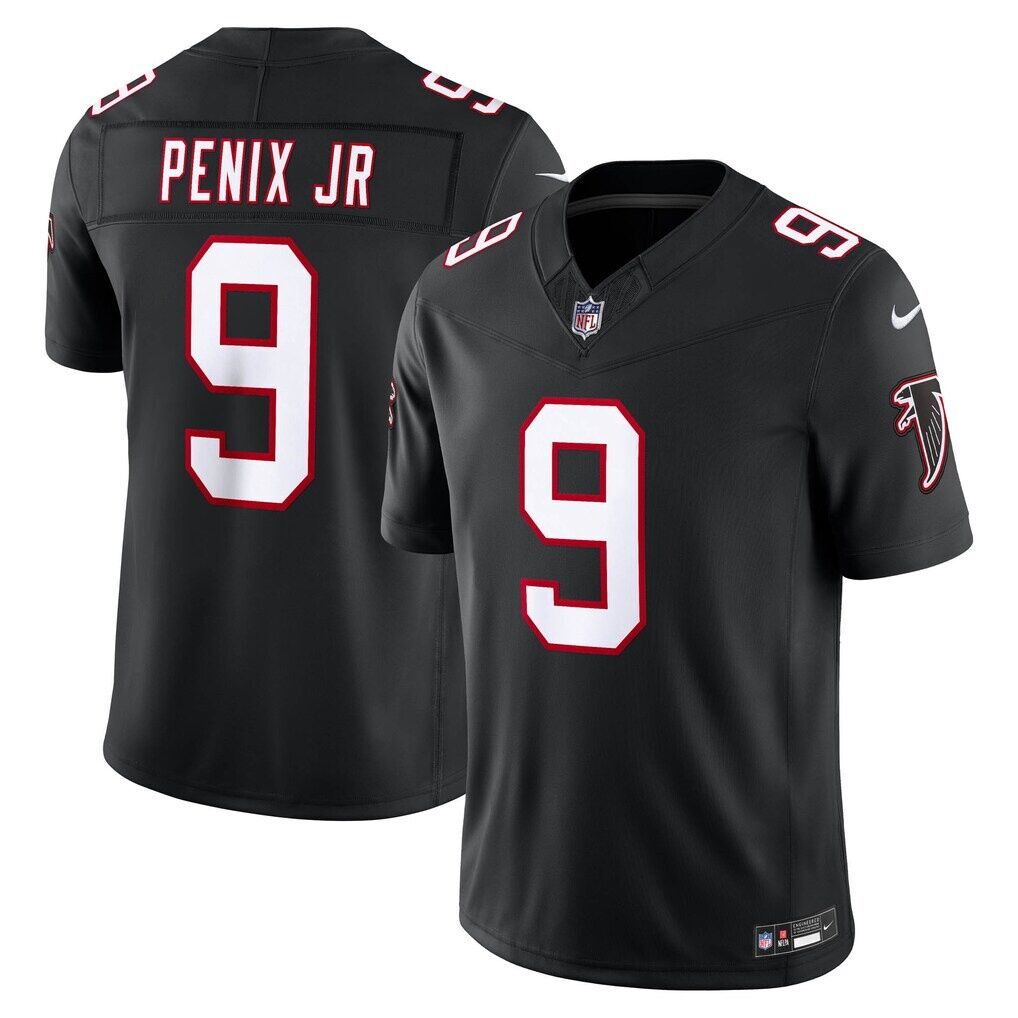 Michael Penix Jr. Atlanta Falcons Nike Alternate Throwback Vapor F.U.S.E. Stitched Limited Jersey