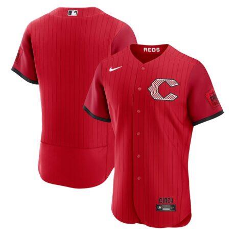 Cincinnati Reds Nike 2026 City Connect Authentic Jersey - Red - Front View