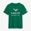 Philadelphia Eagles Nike Sideline Alternate Final Sprint Dri-FIT T-Shirt - - Front View