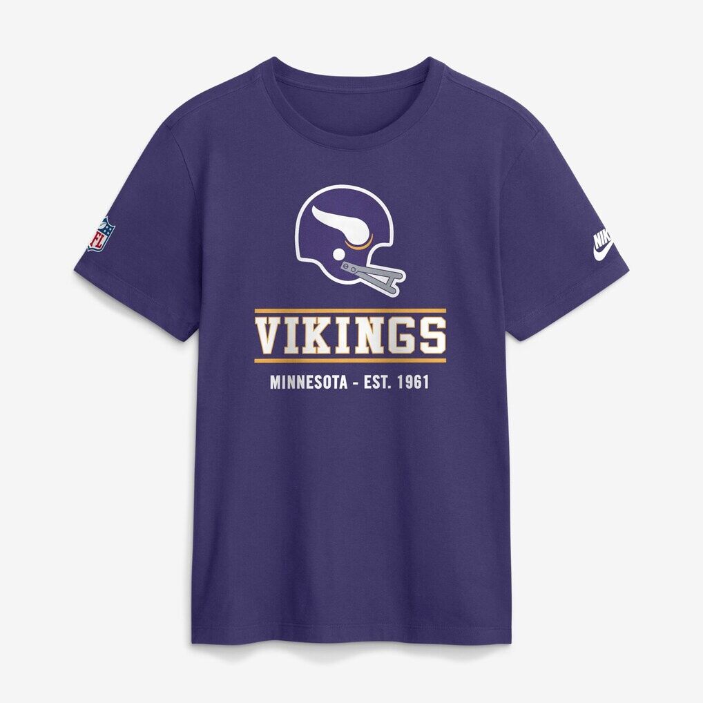 Minnesota Vikings Nike Tall Sideline Final Sprint Dri-FIT T-Shirt