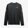 Baltimore Ravens Nike Legend Small Logo Dri-FIT Long Sleeve T-Shirt - Black - Front View