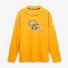 Pittsburgh Steelers Nike Sideline Alternate Lightweight Long Sleeve Hooded Dri-FIT T-Shirt - Gold - Front View