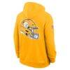 Pittsburgh Steelers Nike Standard Issue Replay Officials Alternate Dri-FIT Hoodie - Gold - Detail View