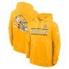 Pittsburgh Steelers Nike Standard Issue Replay Officials Alternate Dri-FIT Hoodie - Gold - Front View