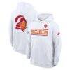 Tampa Bay Buccaneers Nike Standard Issue Replay Officials Alternate Dri-FIT Hoodie - White - Front View