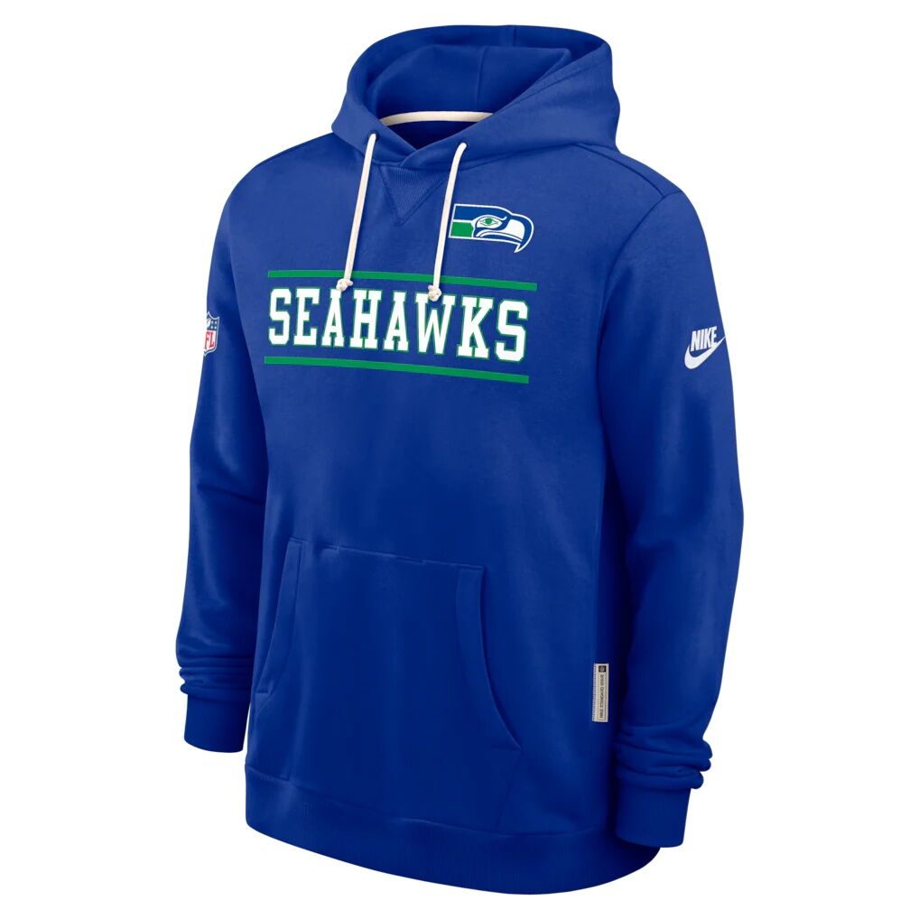 Seattle Seahawks Nike Standard Issue Replay Officials Alternate Dri-FIT Hoodie - Royal