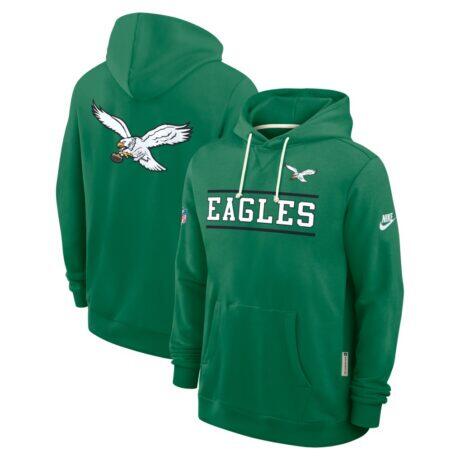Philadelphia Eagles Nike Standard Issue Replay Officials Alternate Dri-FIT Hoodie - - Front View