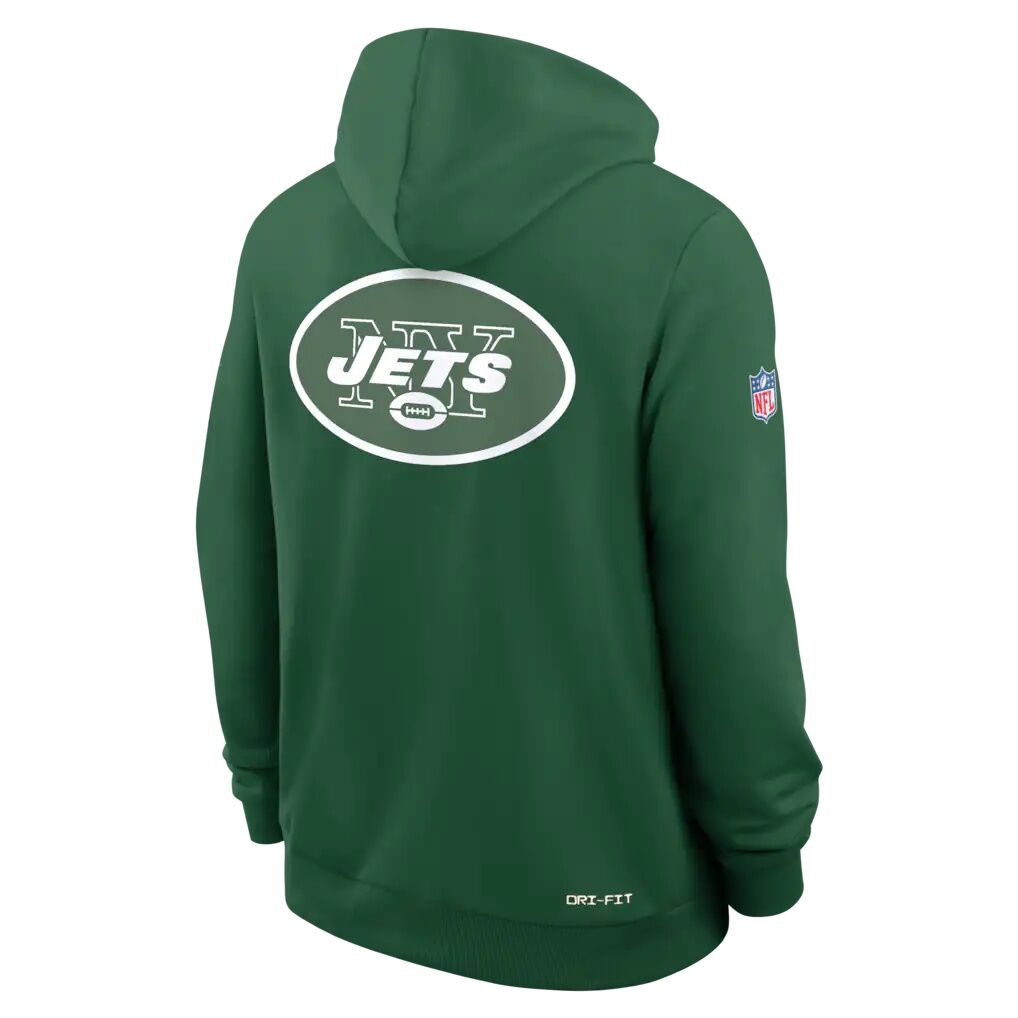New York Jets Nike Standard Issue Replay Officials Alternate Dri-FIT Hoodie