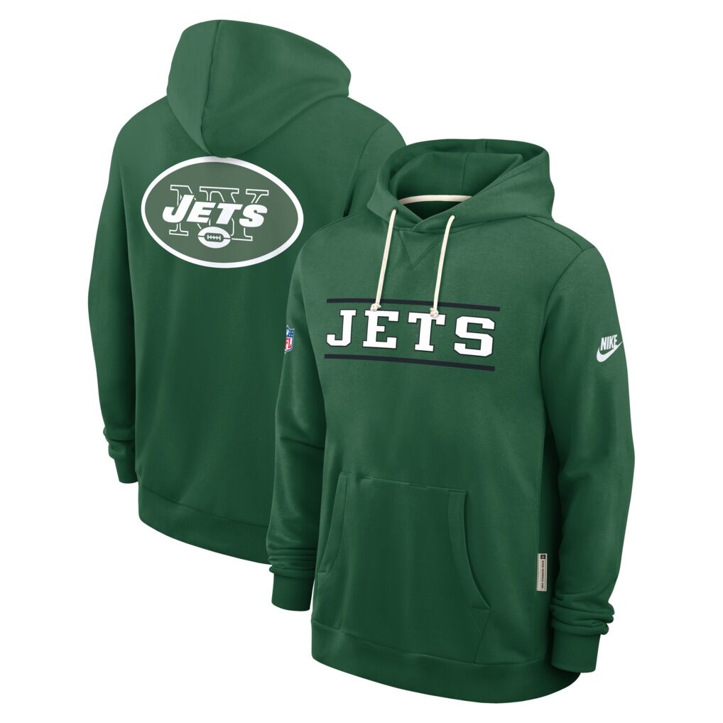 New York Jets Nike Standard Issue Replay Officials Alternate Dri-FIT Hoodie