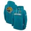 Jacksonville Jaguars Nike Standard Issue Replay Officials Alternate Dri-FIT Hoodie - Teal - Front View