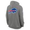 Buffalo Bills Nike Standard Issue Replay Officials Alternate Dri-FIT Hoodie - Gray - Detail View