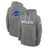 Buffalo Bills Nike Standard Issue Replay Officials Alternate Dri-FIT Hoodie - Gray - Front View