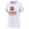 Tampa Bay Buccaneers Nike Women's Sideline Alt Dri-FIT T-Shirt - White - Side View