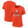 Cleveland Browns Nike Women's Sideline Alt Dri-FIT T-Shirt - Orange - Front View
