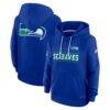 Seattle Seahawks Women's Nike Sideline Standard Issue Alternate Dri-FIT Hoodie - - Front View